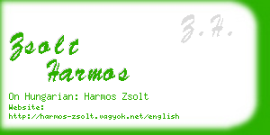 zsolt harmos business card